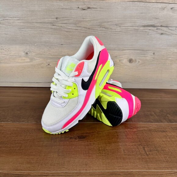 Nike Air Max 90 Watermelon Womens Size White Black Pink Blast